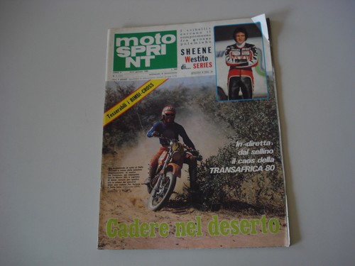 Motosprint 1980 prova - motosprint, test