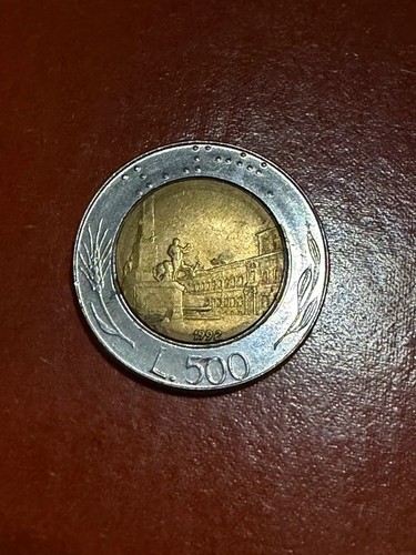 Moneta 500 lire 1992 - moneta,