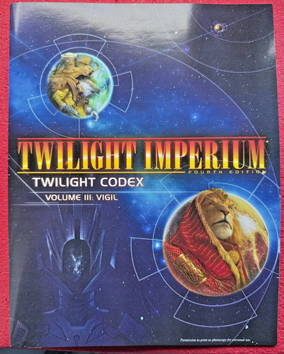 Twilight imperium 4ed codex - 4ed,