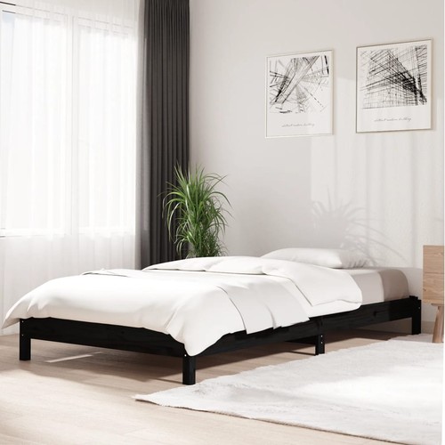 Vidaxl letto impilabile - letto, nero