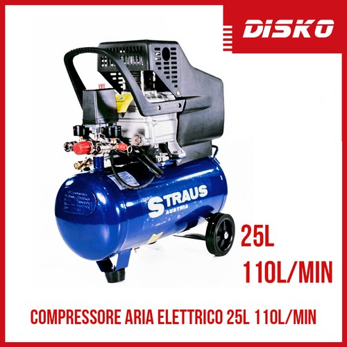 Compressore aria elettrico 25l - compressore,