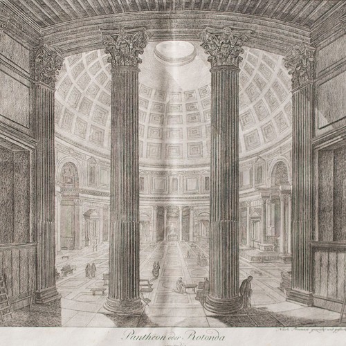 Piranesi roma pantheon - piranesi, a