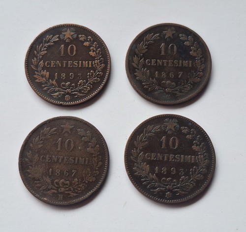 Monete regno italia lotto 4 - monete,