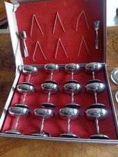 MOTTA-SERVIZIO DI 12 COPPE GELATO MACEDONIA CON PIATTINI E CUCCHIAINI