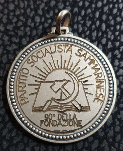 Medaglia partito socialista - partito,