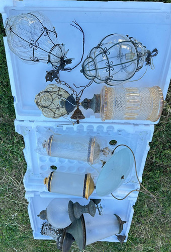 Lotto vintage lampada - vintage,