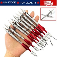 5/10PCS Fionda Freccette da Pesca Freccia Pesca con Arco Tiro con l'Arco Freccette Acciaio Inox