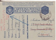 136-Posta Militare 207-II^Guerra-Italia-v 1942 x P.M.66 Divisione " Motor.Piave"