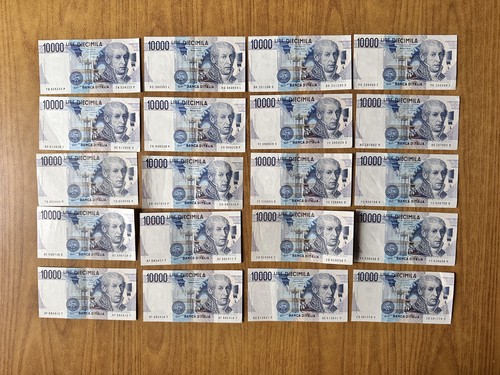 Lotto banconote lire 10000 - lotto, 20