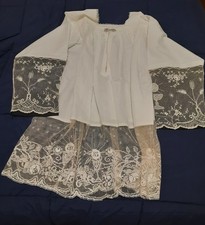 ANTICA COTTA IN LINO CON PIZZO