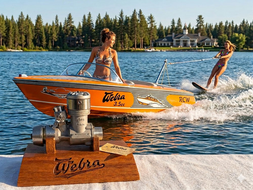 Webra 4cc marine - rcw, (mod