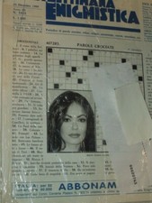 M.GRAZIA CUCINOTTA  IN COPERTINA SETTIMANA ENIGMISTICA 1999 ANCORA INCELLOFANATA