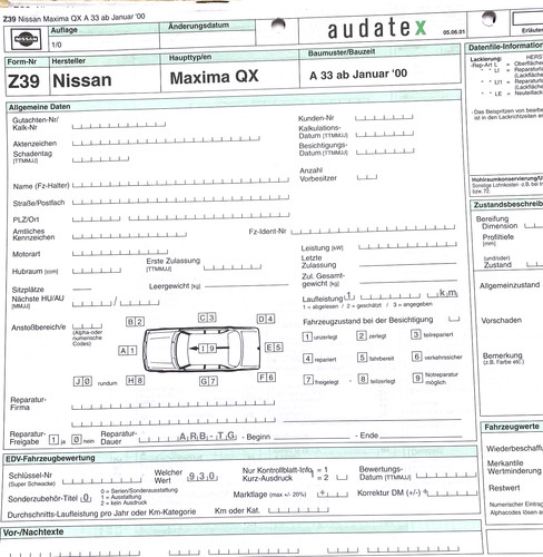 Nissan maxima a33 - maxima, dal