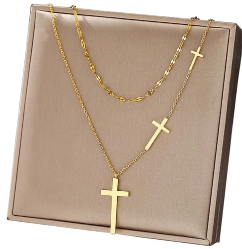 Collana oro doppia catena - oro,