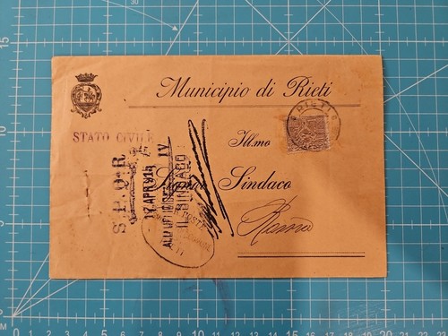 Busta lettera viaggiata - busta,