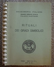 Rituali dei gradi simbolici -