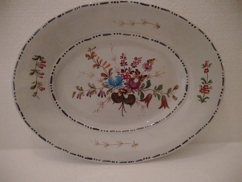 Piatto ovale ceramica - ovale,