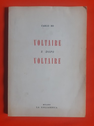 Carlo voltaire dopo - bo,