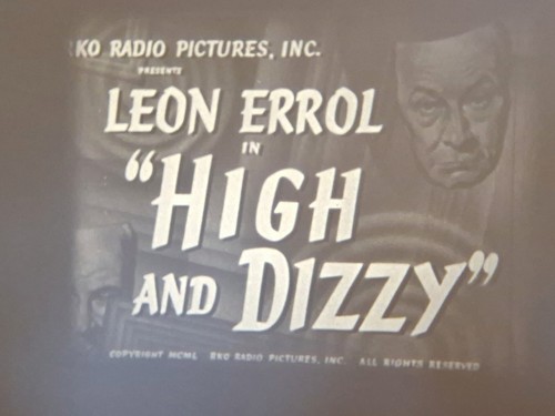 High and dizzy - dizzy, super