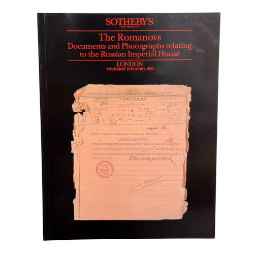 Sotheby romanov documents - sotheby’s,