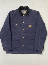 giacca uomo  Chore Coat Carhartt WIP size L blu usato In Ottime Condizioni