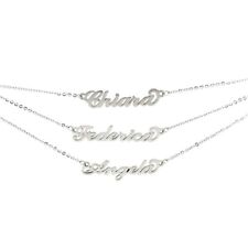 COLLANA CON NOME IN ACCIAIO INOSSIDABILE  ANALLERGICO DONNA  M-V