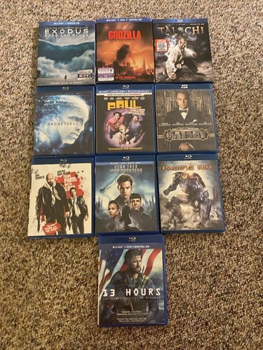 Blu ray movie lot total - 10,