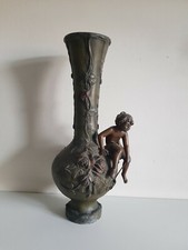 Vaso Bronzo  Liberty art nouveau Fine XIX Secolo Francese 
