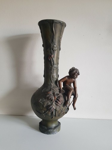 Vaso bronzo liberty art - bronzo,