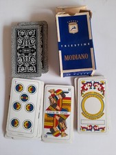 40 carte Triestine Modiano n°88/25 plast -scritta Modiano sulla scatola dorata