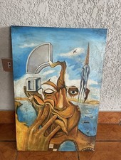 Salvador Dali oil painting on