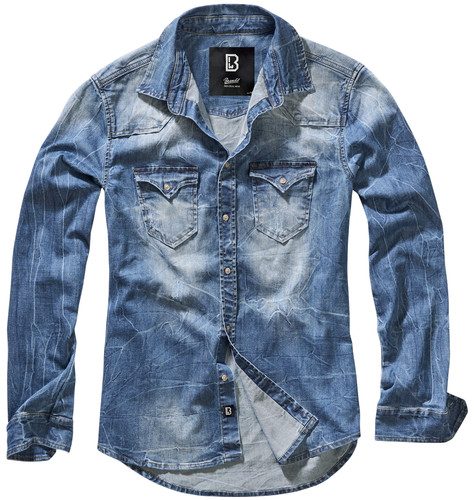 Camicia jeans brandit - camicia,