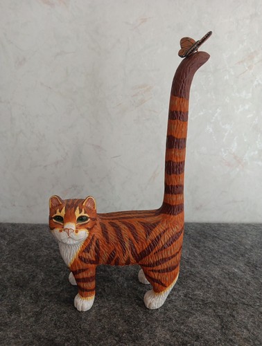 Vintage figurina tabby pesante - vintage,
