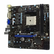 MSI FM1-A55M-P33 presa FM1 DDR3 DVI VGA scheda madre Micro ATX W I/O Shield