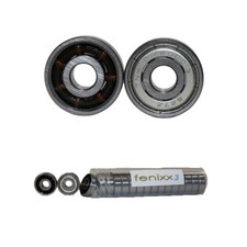 SET 16 CUSCINETTI ABEC 3 627 Pattinaggio Artistico Roller Skating Bearings ABEC3