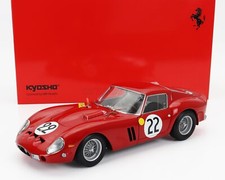 1/18 KYOSHO - FERRARI - 250 GTO 3.0L V12 TEAM EQUIPE NATIONALE BELGE N 22 08438B