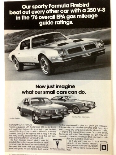 Pubblicità pontiac firebird - pubblicità,