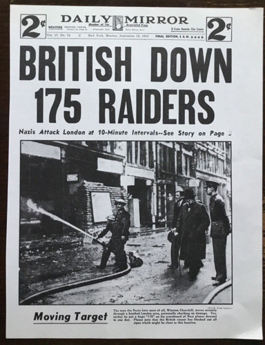 Poster ww2 1940 - poster, newspaper