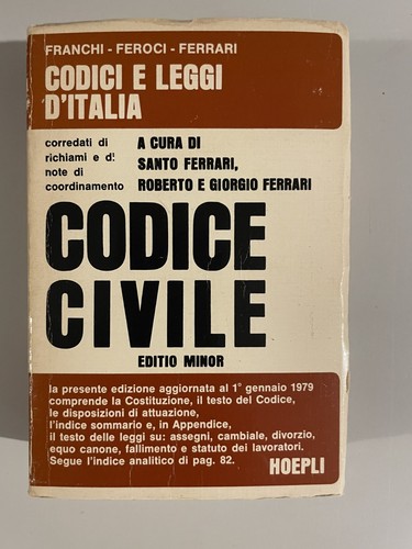 Codice civile editio minor - codice,