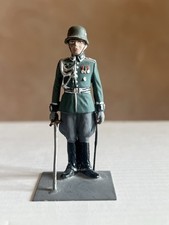 WW2 SOLDATINO DI PIOMBO FATTO A MANO WAFFEN SS UFFICIALE TEDESCO MILITARIA