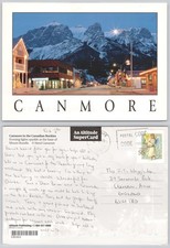 x03072  Canmore Alberta Canada  postcard 2000 stamp