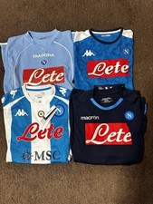 Lotto di 4 Maglie Calcio Ssc