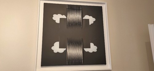 Alberto biasi 60x60 quadro - biasi,