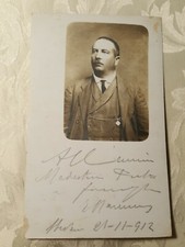 Old photo postcard portrait of