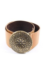 TRUSSARDI Cintura di pelle Donna Cintura Taglia IT 75 arancione chiaro