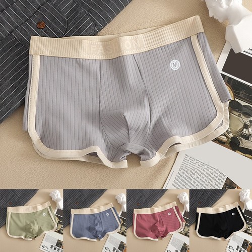 Boxer uomo casual cotone tinta