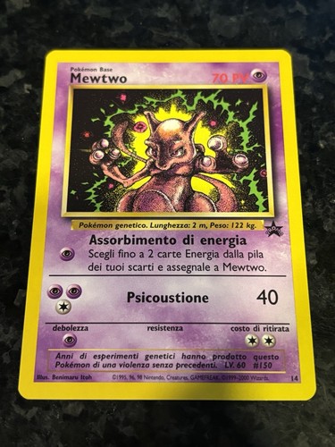 Mewtwo promo ita pokémon - 14,