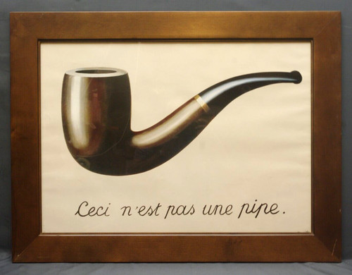 Gravure ceci est pas une - n'est,