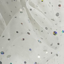 Abito Organza Paillettes Fata