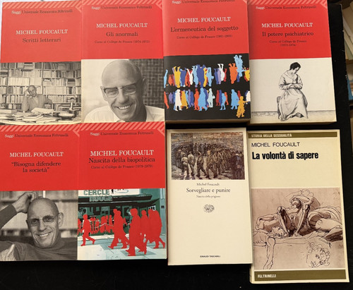 Lotto libri michel - michel, foucault